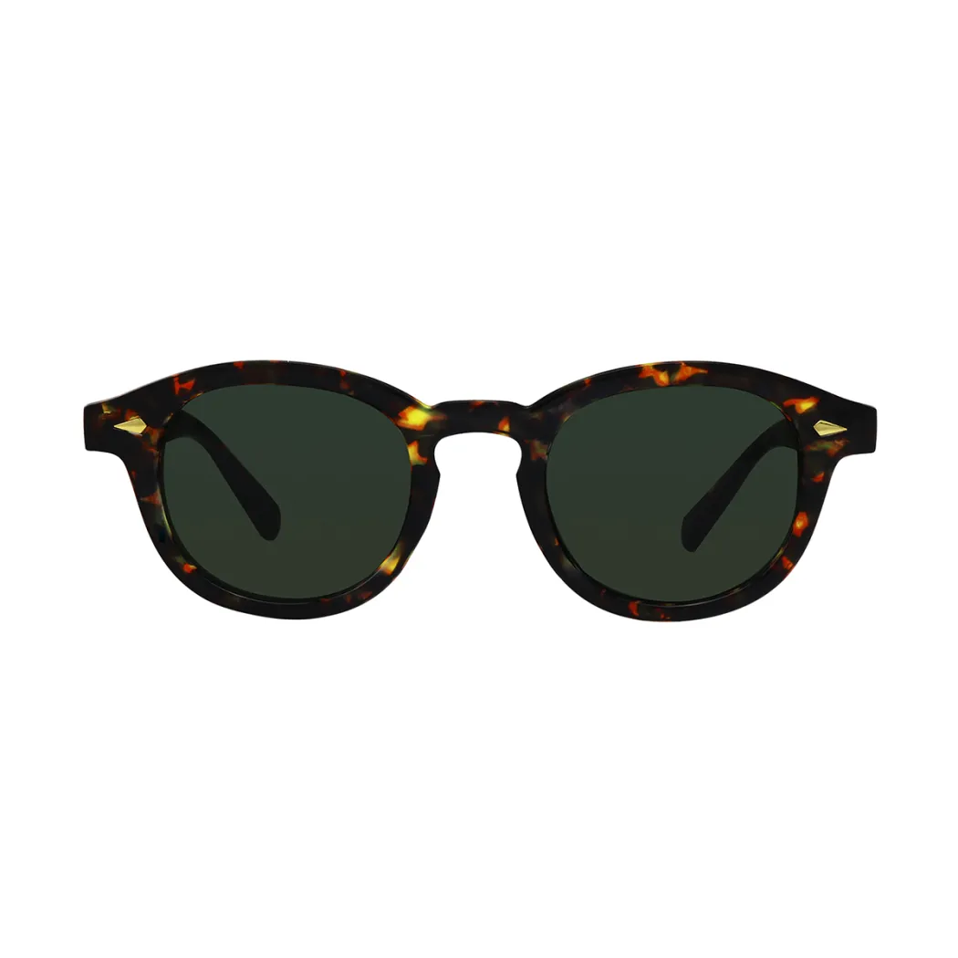Round Tortoiseshell Sunglasses