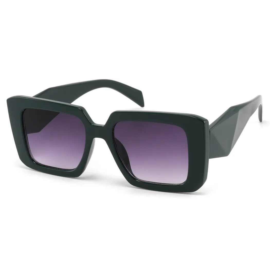 Square Green Sunglasses