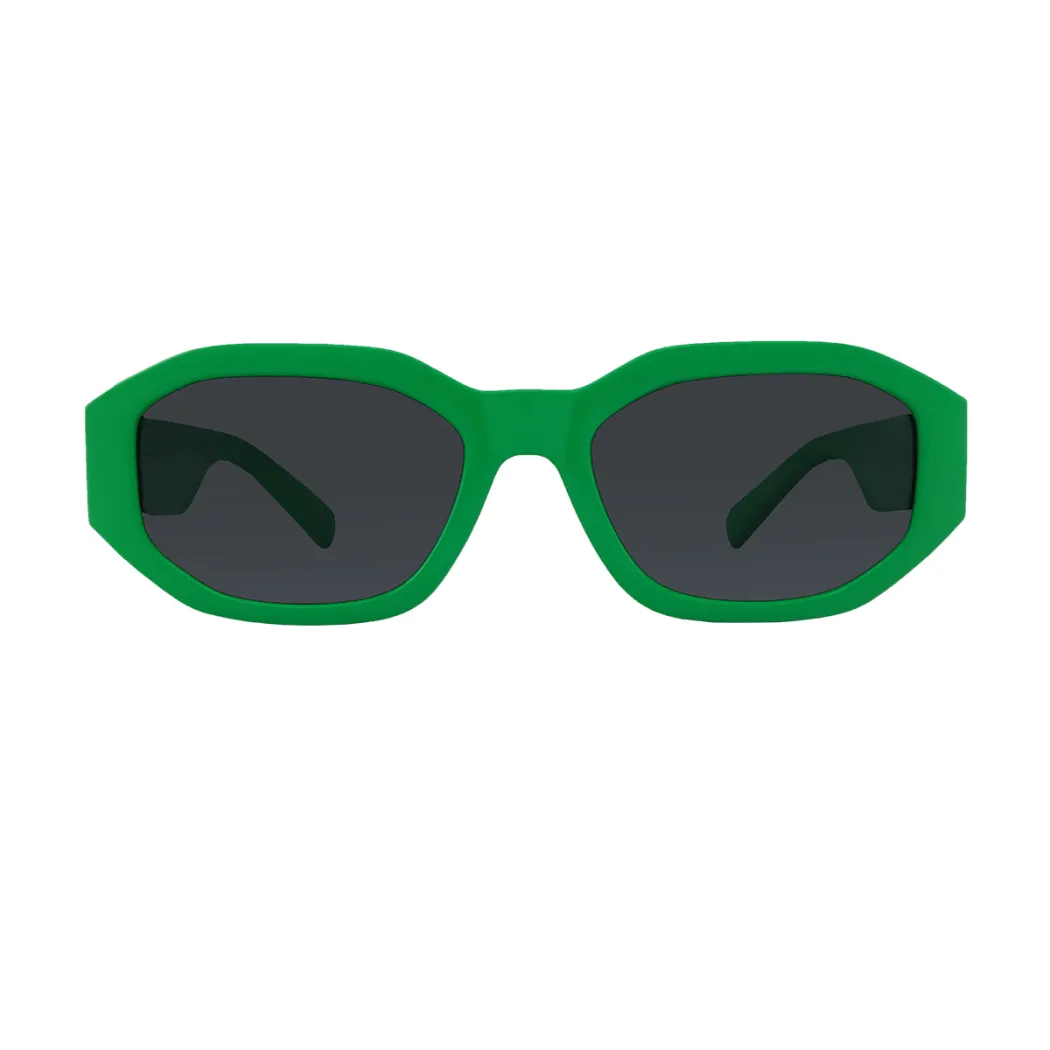 Geometric Green Sunglasses