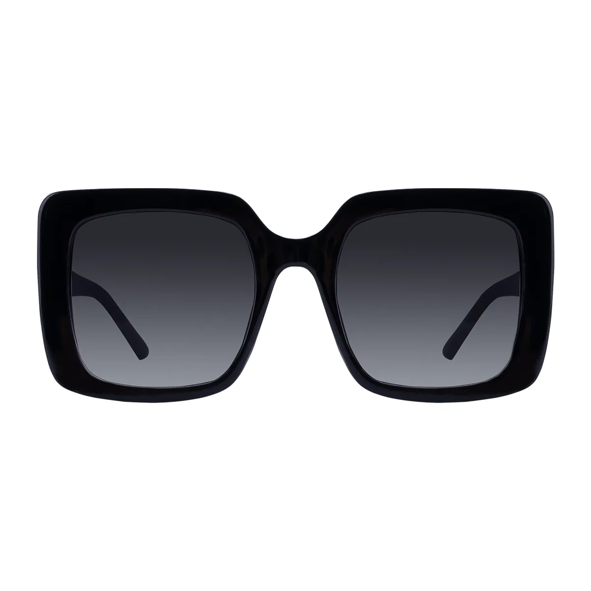 Square Black Sunglasses