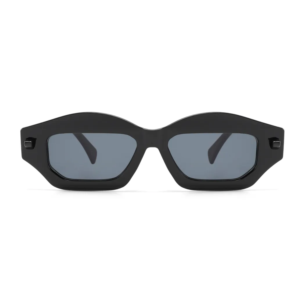 Geometric Black Sunglasses