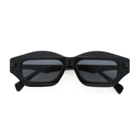 Geometric Black Sunglasses