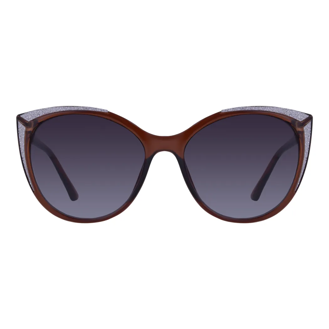 Cat-eye Brown Sunglasses
