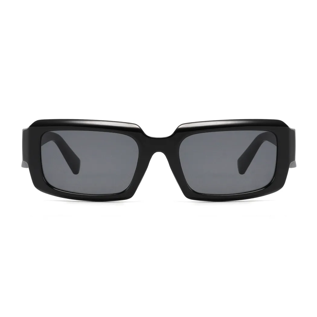 Rectangle Black Sunglasses