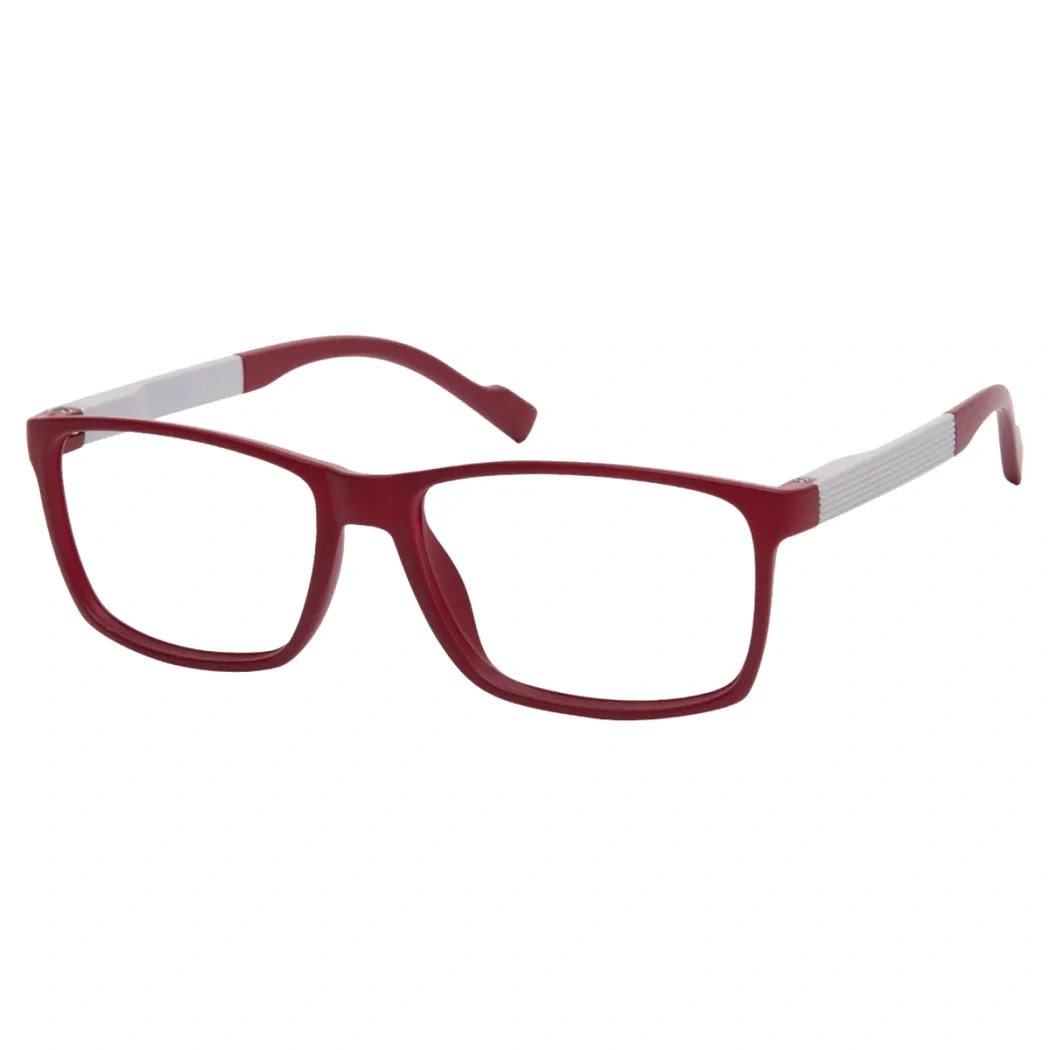 Square Red Reading Glasses