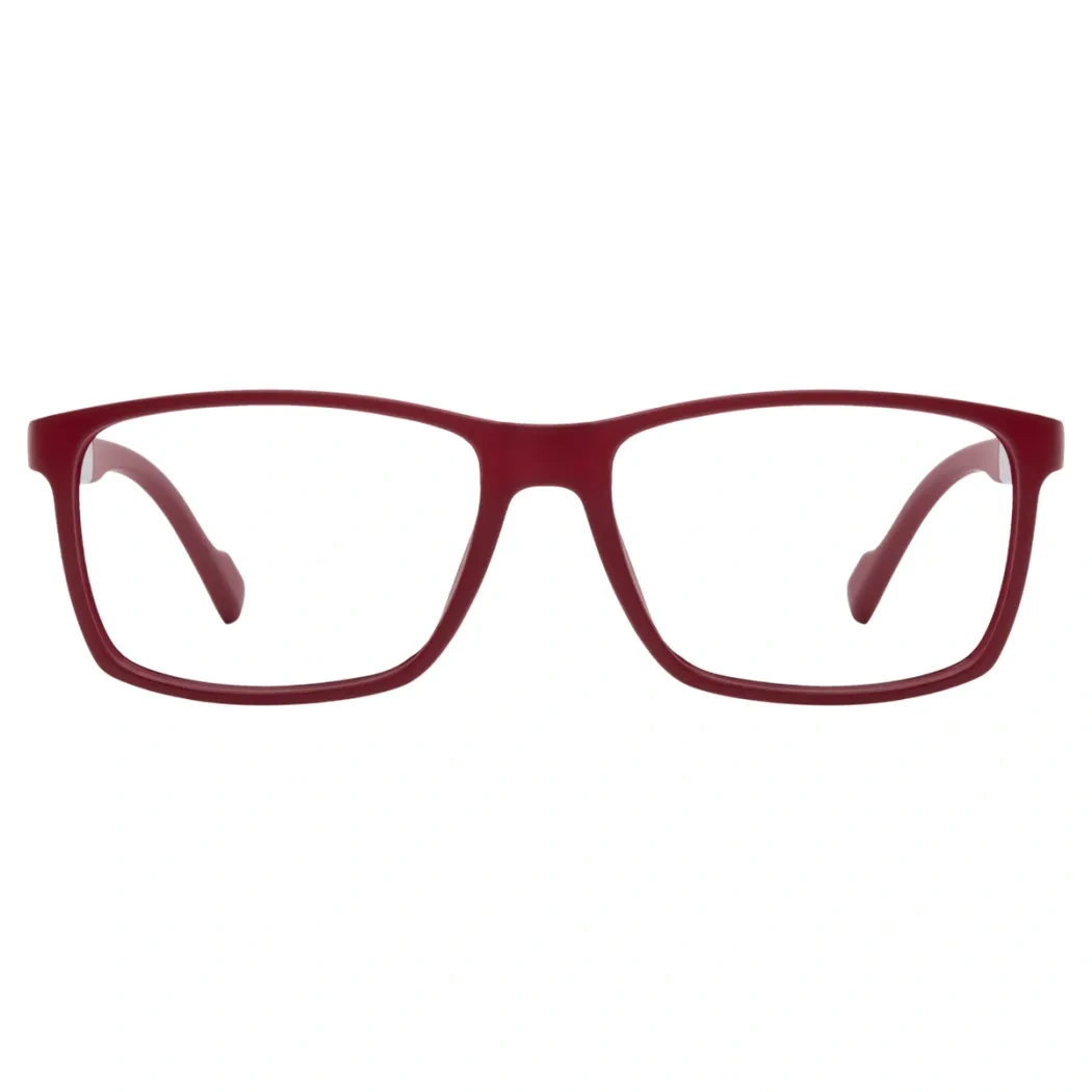 Square Red Reading Glasses