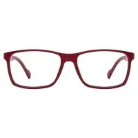 Square Red Reading Glasses