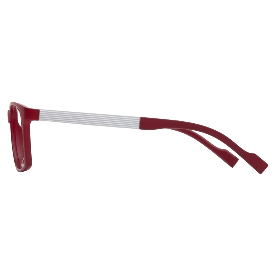 Square Red Reading Glasses