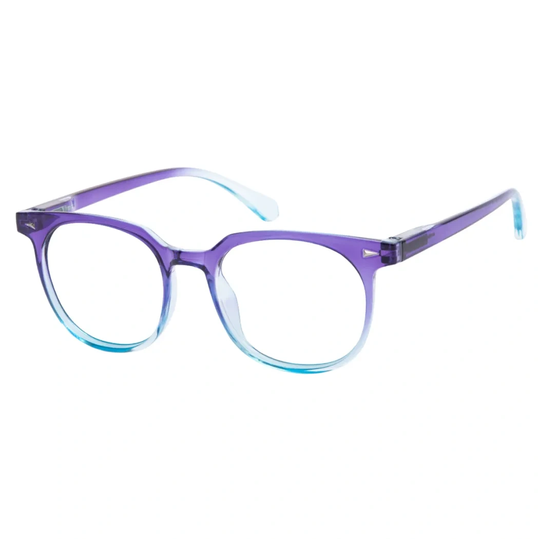 Round Purple Reading Glasses