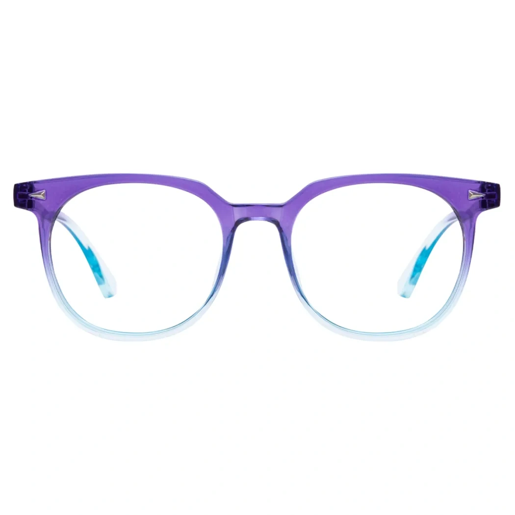 Round Purple Reading Glasses
