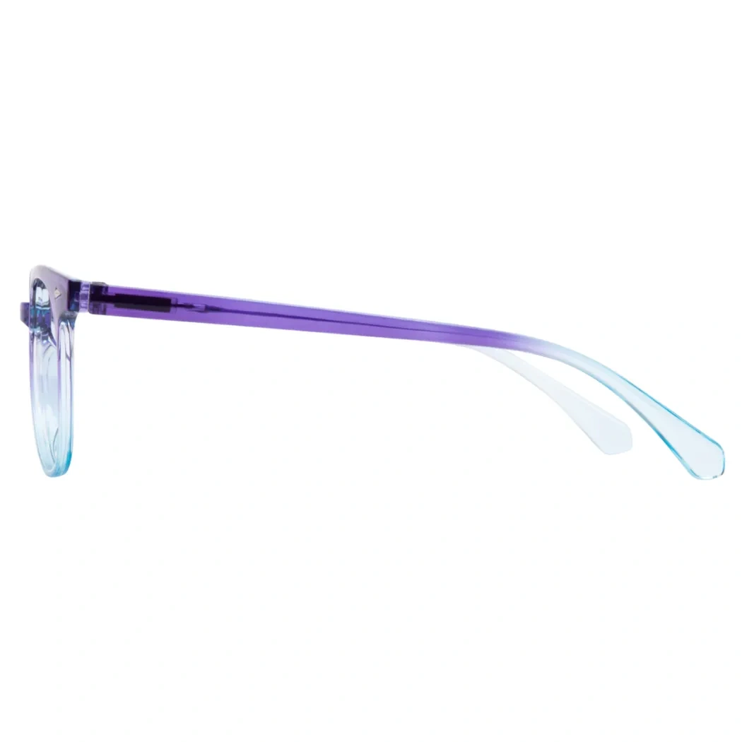Round Purple Reading Glasses