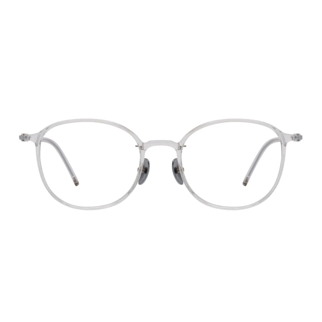 Oval Clear Eyeglasses