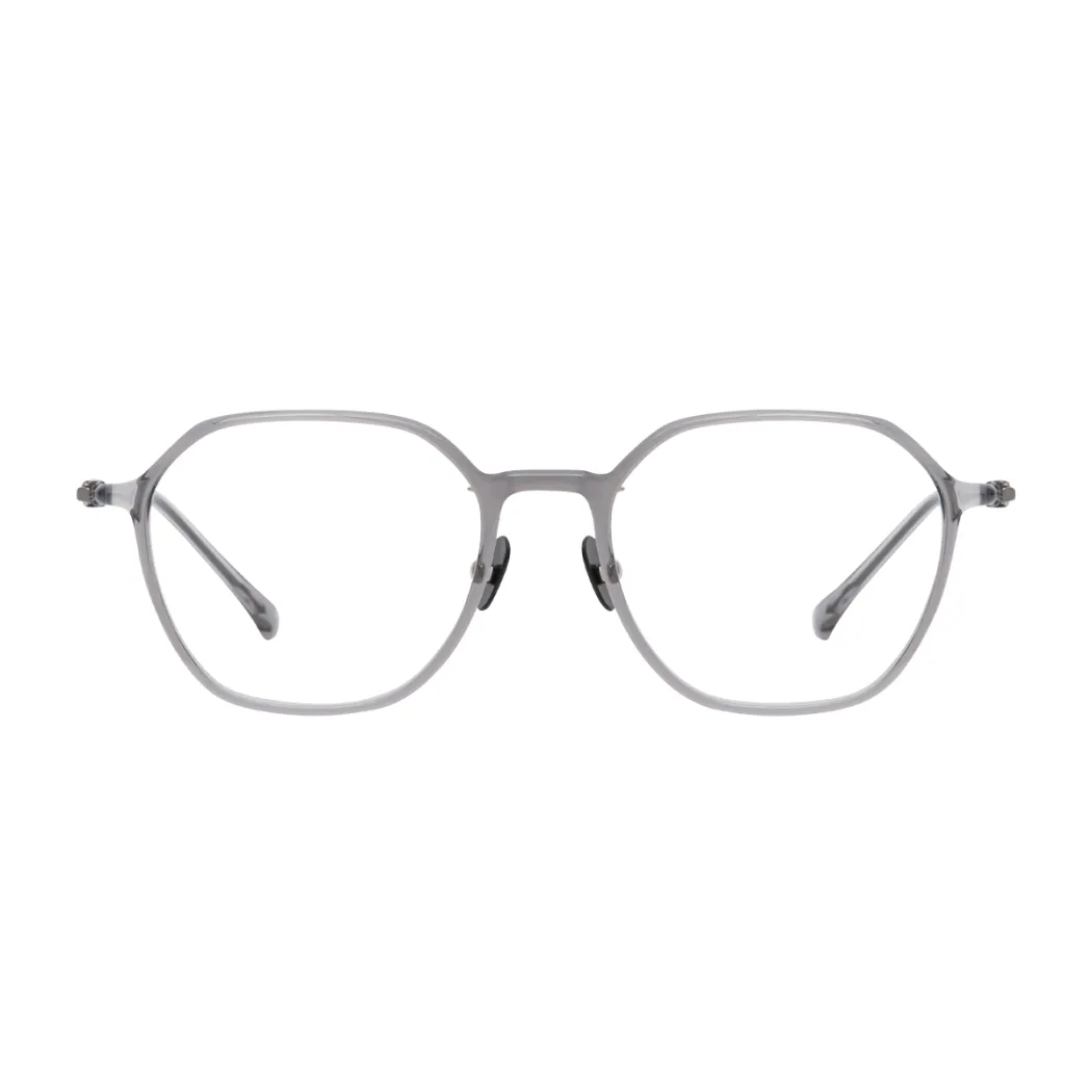 Square Grey Eyeglasses