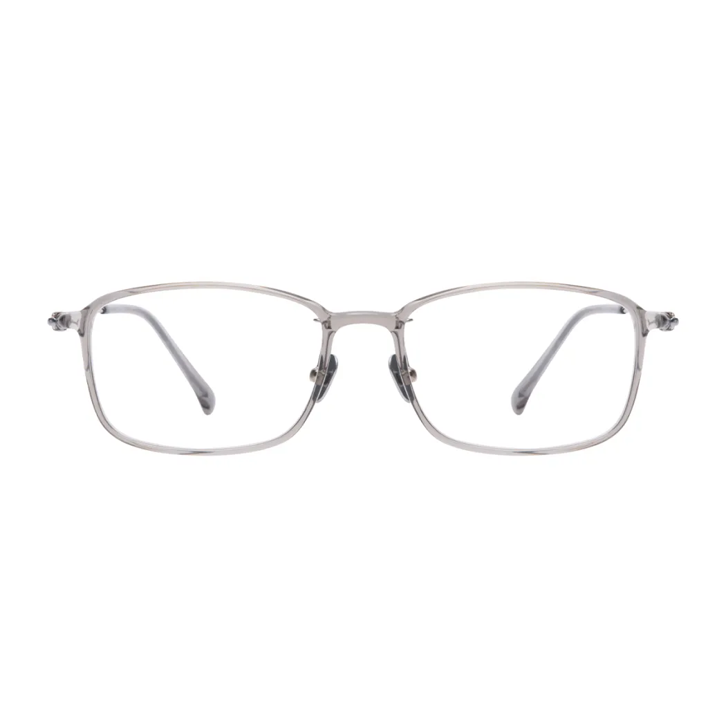 Rectangle Grey Eyeglasses