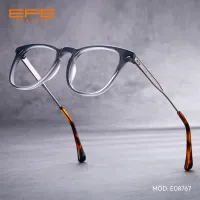 Square Grey Eyeglasses