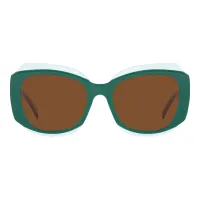 Geometric Green Sunglasses
