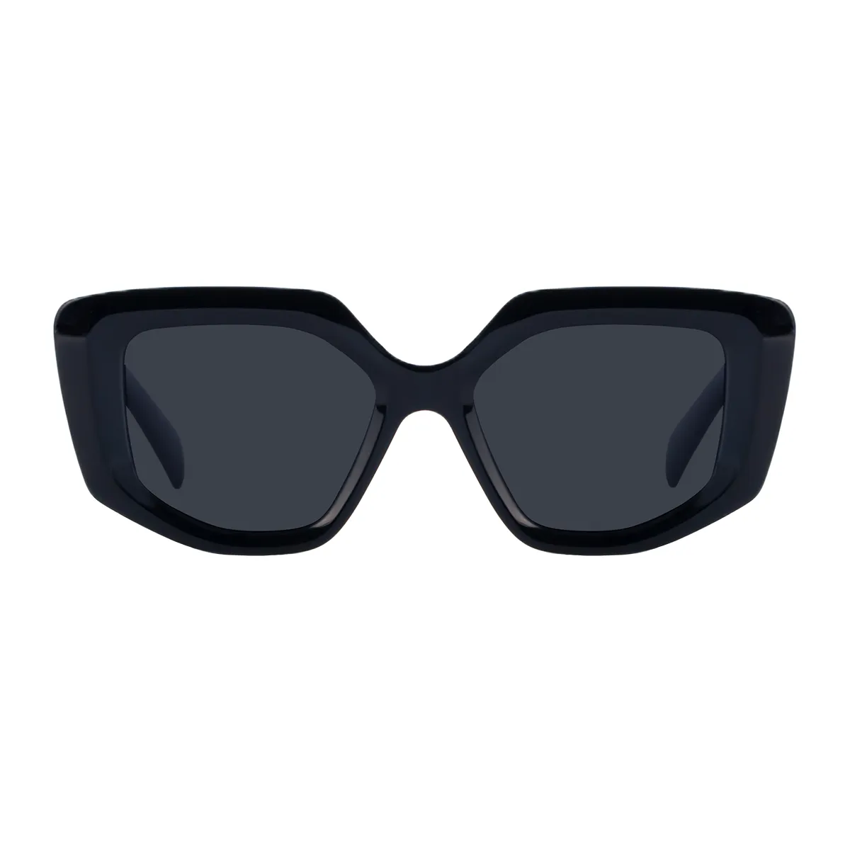 Geometric Black Sunglasses