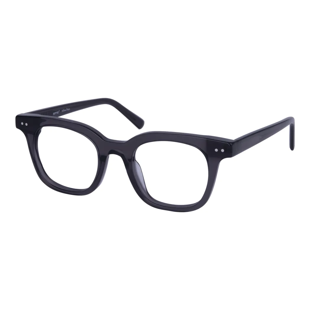 Square Grey Eyeglasses