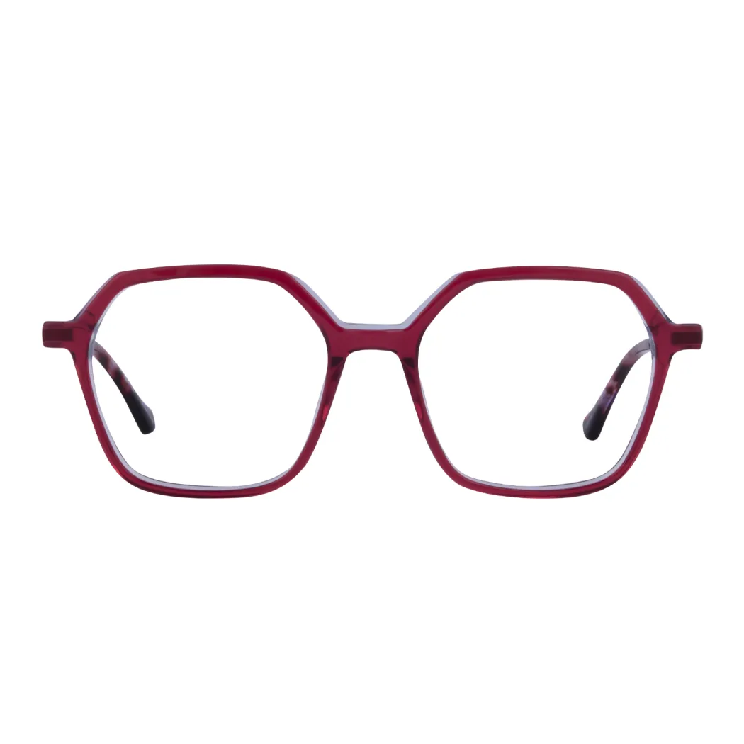 Square Wine Eyeglasses