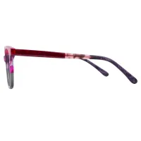 Square Red/Grey Eyeglasses