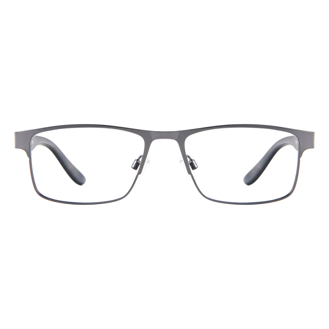 Browline Matte Gray Eyeglasses