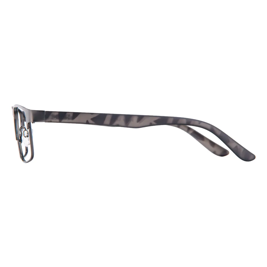 Browline Matte Gray Eyeglasses