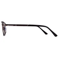 Rectangle Brown Eyeglasses