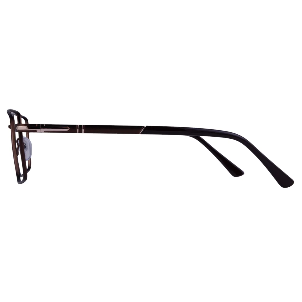 Rectangle Brown Eyeglasses
