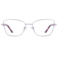 Square Silver Eyeglasses