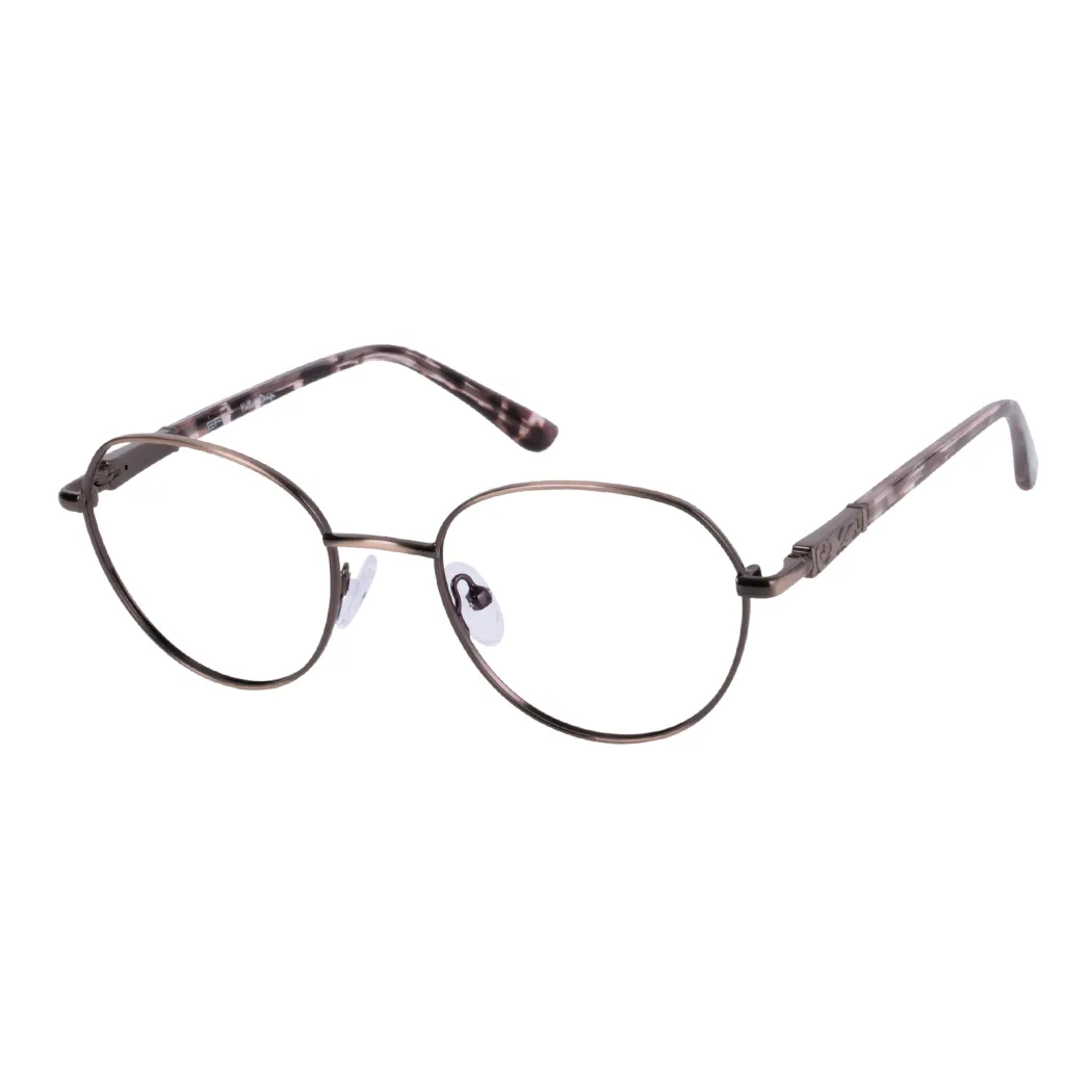 Round Brown Eyeglasses