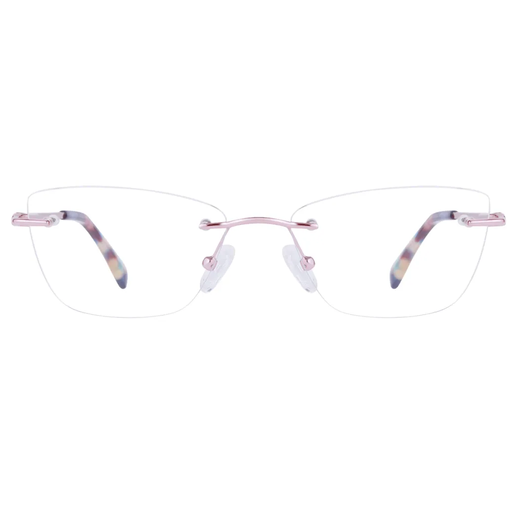 Square Rose Gold Eyeglasses