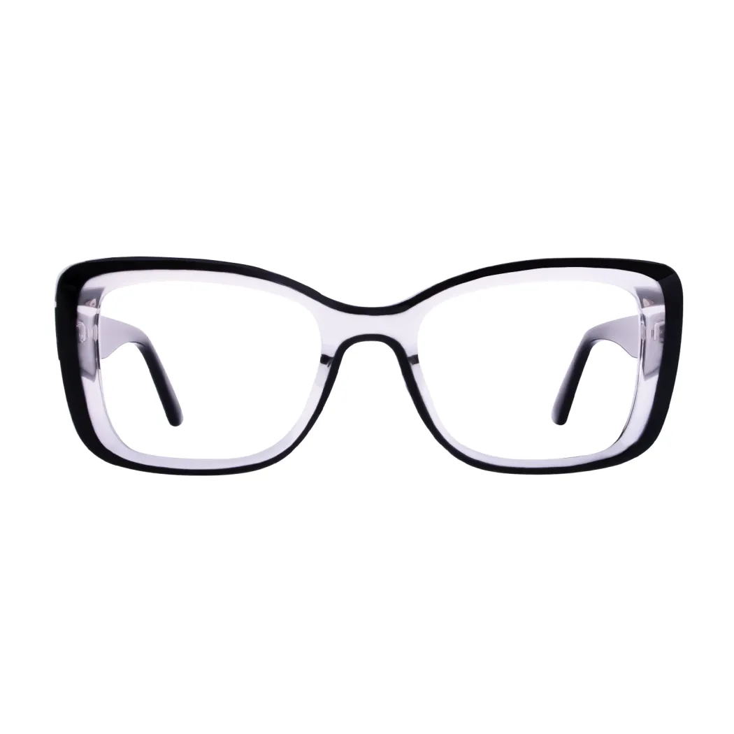 Rectangle Black/Clear Eyeglasses
