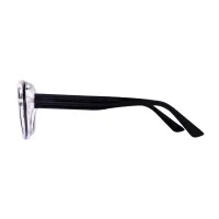 Rectangle Black/Clear Eyeglasses
