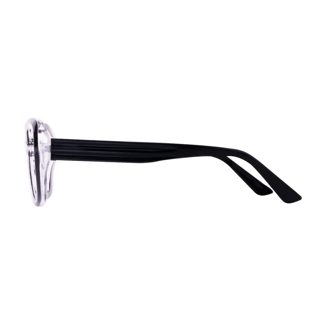 Rectangle Black/Clear Eyeglasses