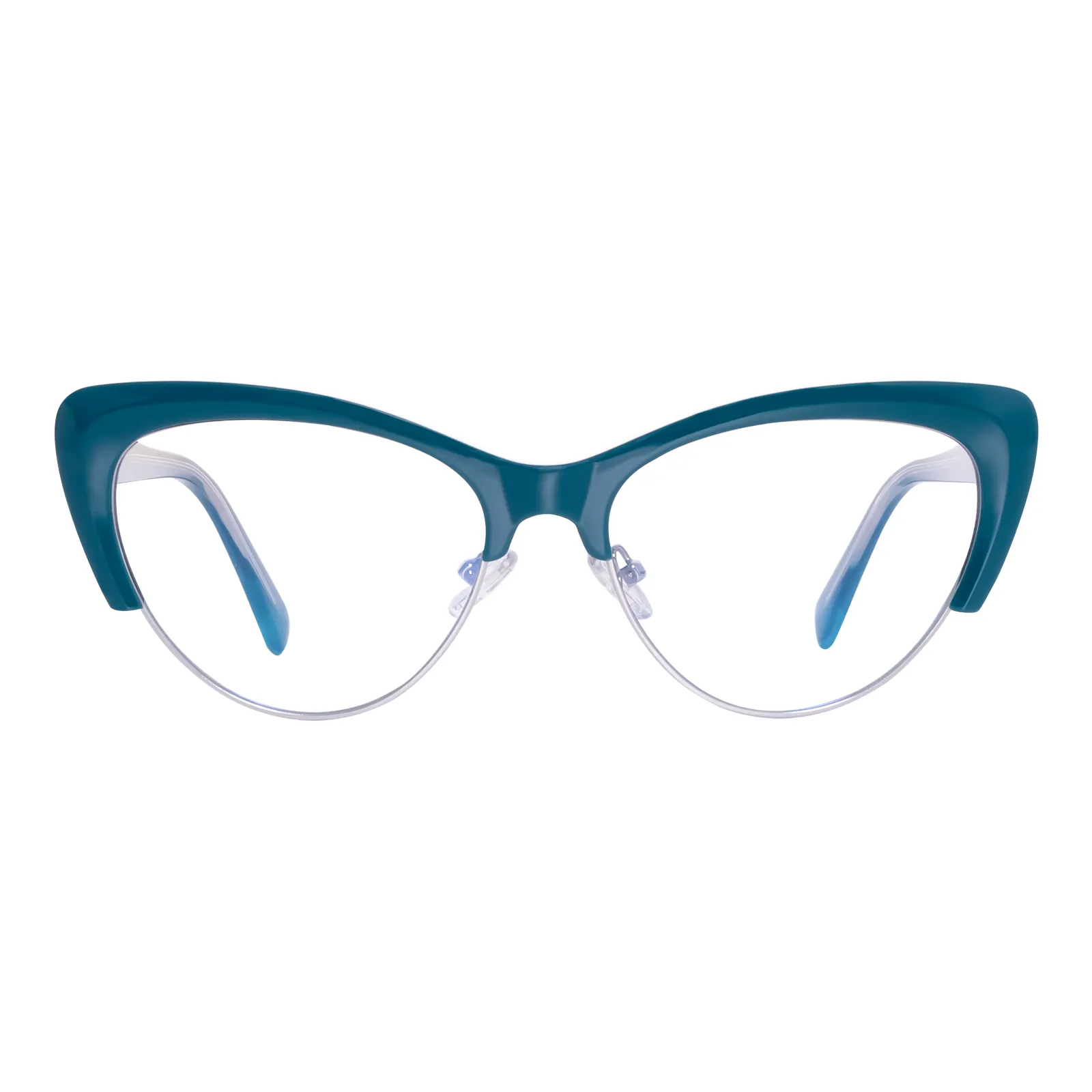 Cat-eye Navy blue Eyeglasses