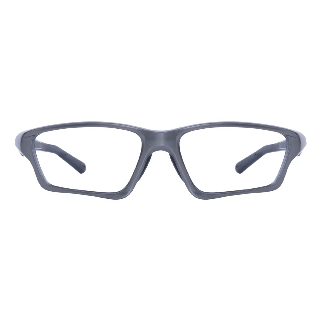 Rectangle Grey Eyeglasses