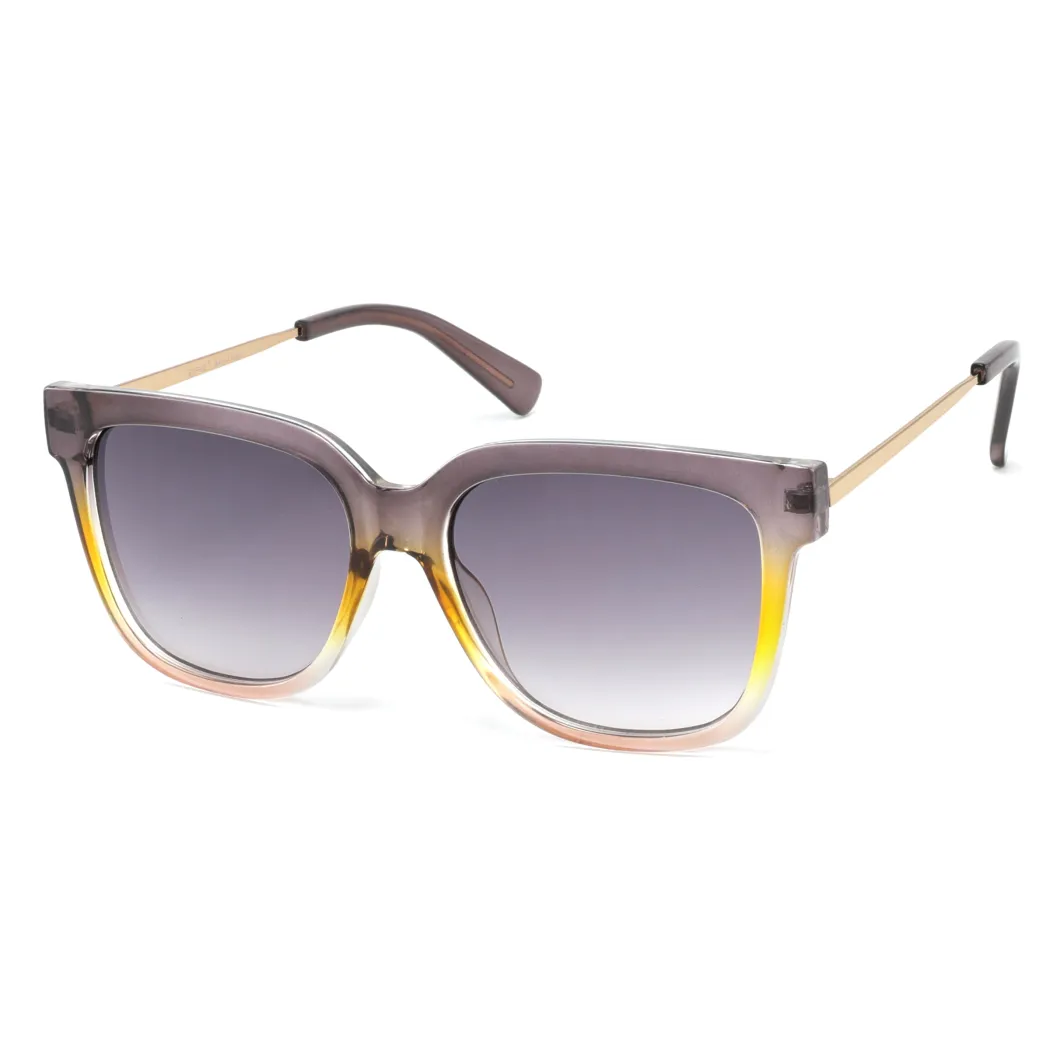 Square Gradient Yellow Sunglasses
