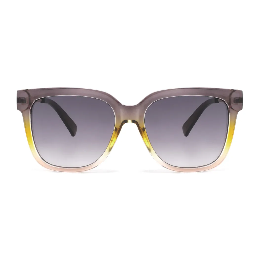 Square Gradient Yellow Sunglasses