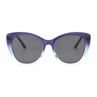 Cat-eye Blue Sunglasses