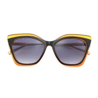 Cat-eye Yellow Sunglasses