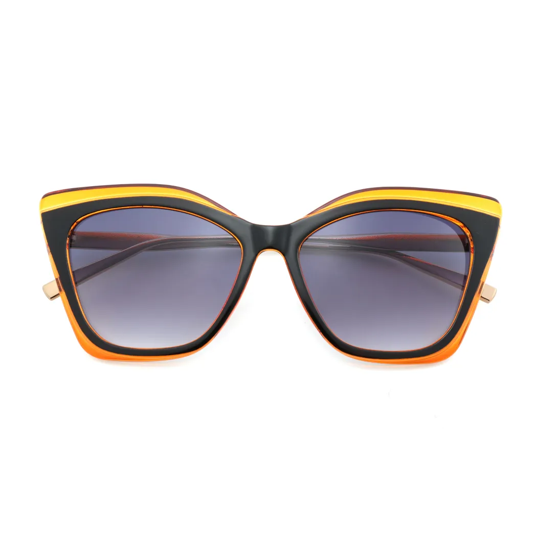 Cat-eye Yellow Sunglasses