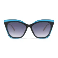 Cat-eye Blue Sunglasses