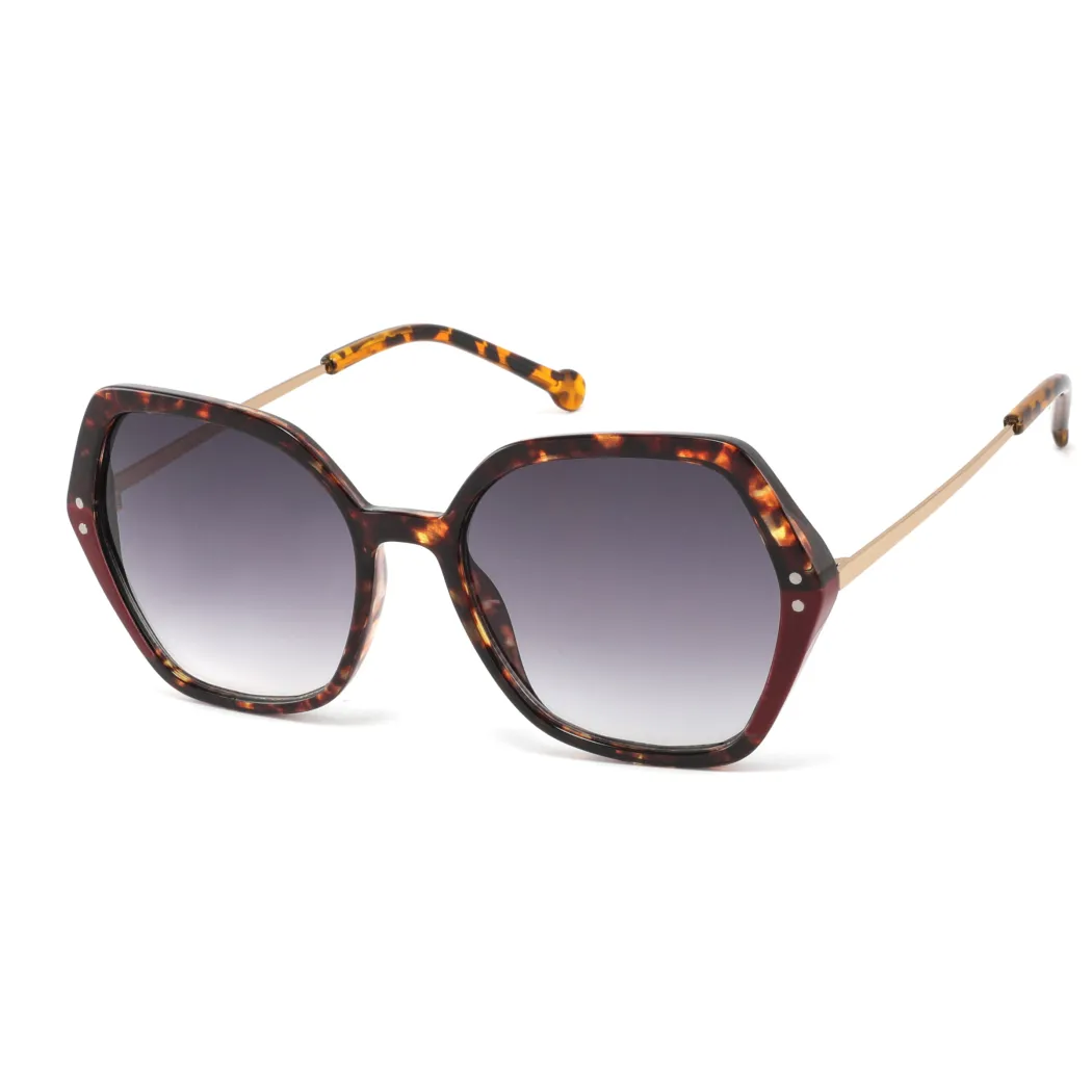 Geometric Tortoiseshell Sunglasses