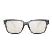 Square Transparent Gray Sunglasses