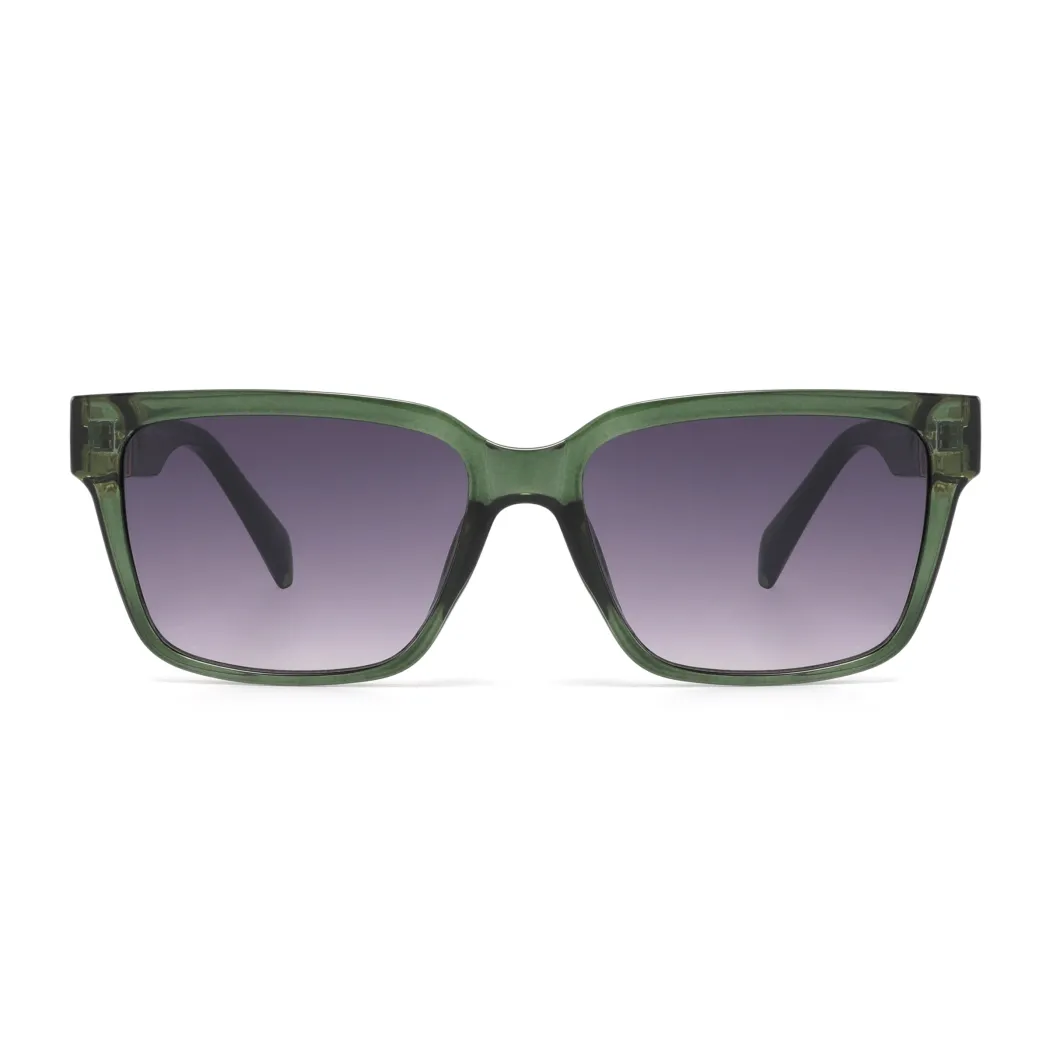 Square Green Sunglasses