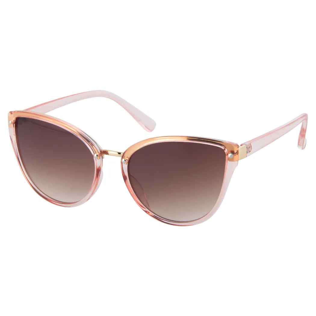 Cat-eye Transparent Pink Sunglasses