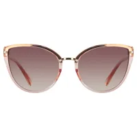 Cat-eye Transparent Pink Sunglasses