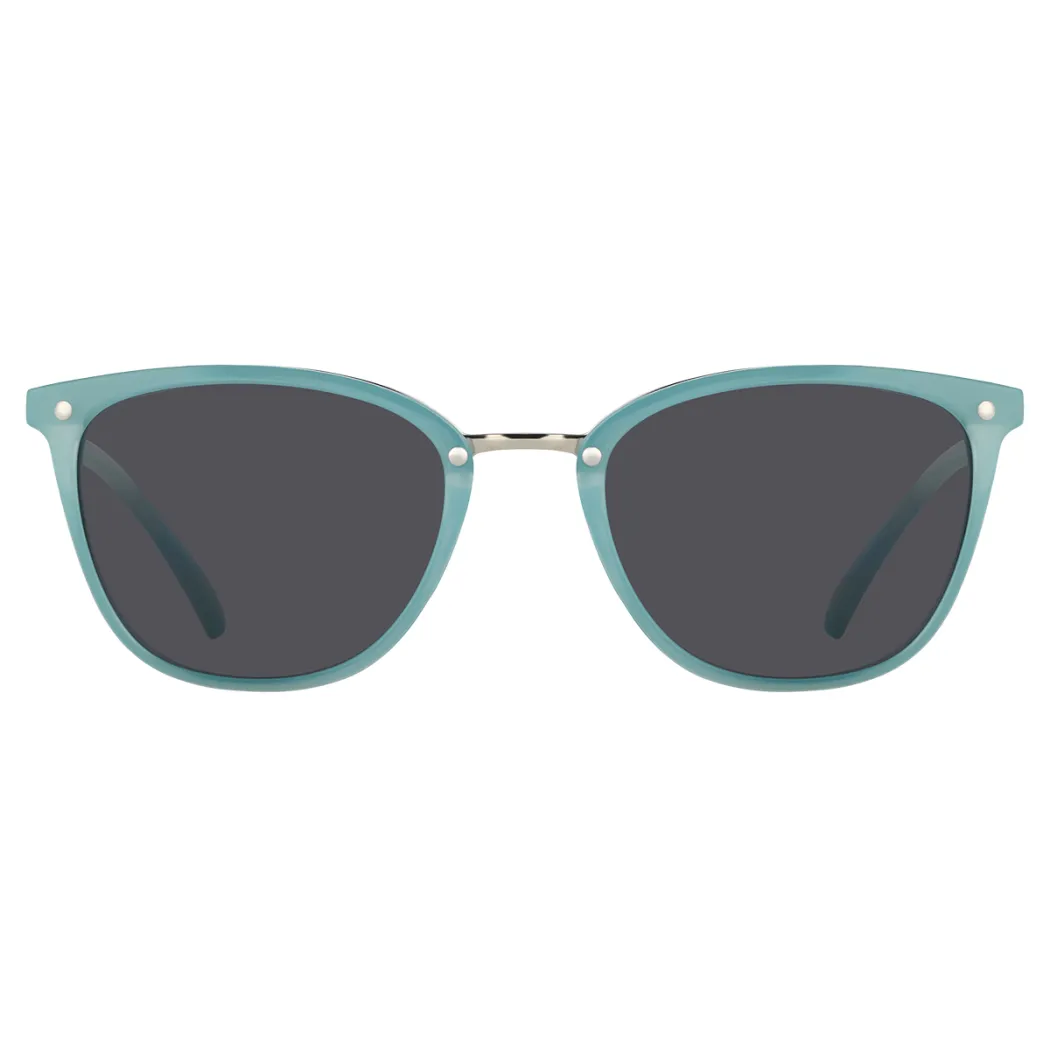 Cat-eye Transparent Blue Sunglasses