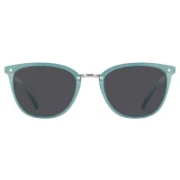 Cat-eye Transparent Blue Sunglasses