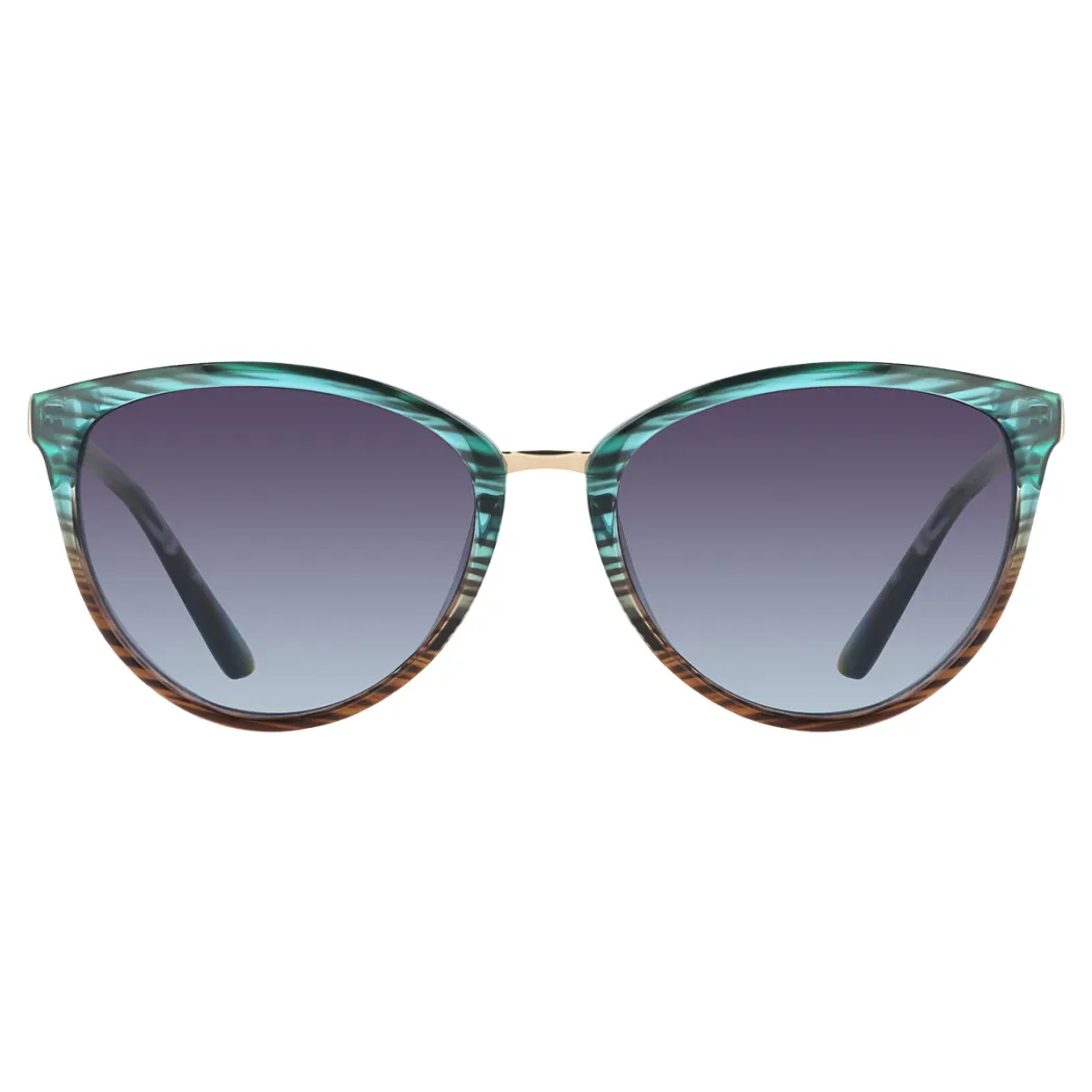 Cat-eye Blue Sunglasses